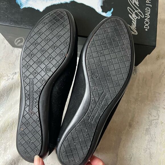 Donald Pliner Black Suede Sport Loafer - Picture 11 of 12